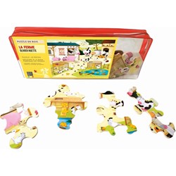 Puzzle Michele Wilson (W115-12) - "Huette, The Farm" - 12 piezas