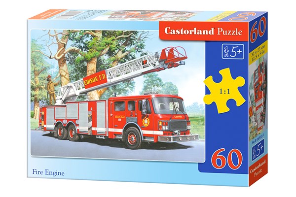 Castorland (B-06595) - "Fire Truck" - 60 piezas