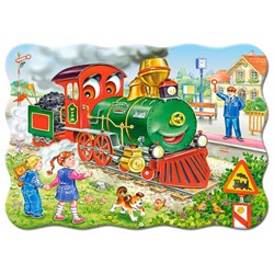 Castorland (B-03433) - "Green Locomotive" - 30 piezas