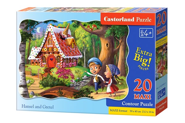 Castorland (C-02368) - "Hansel and Gretel" - 20 piezas