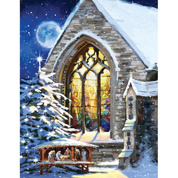 SunsOut (37346) - Richard Macneil: "Christmas Manger" - 1000 piezas