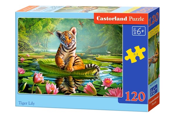 Castorland (B-13296) - "Tiger Lily" - 120 piezas