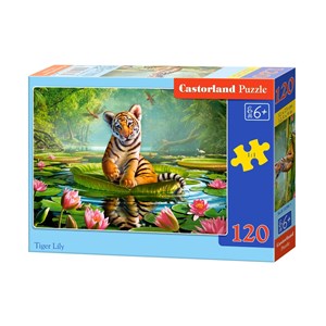 Castorland (B-13296) - "Tiger Lily" - 120 piezas