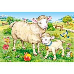 Castorland (B-04416) - "Animal Moms and Babies" - 8 12 15 20 piezas