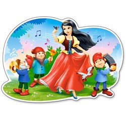 Castorland (B-120192) - "Snow White and the Seven Dwarfs" - 12 piezas