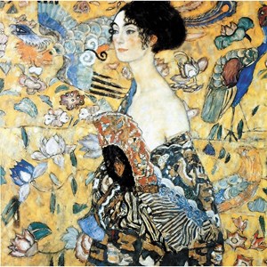 Puzzle Michele Wilson (A515-80) - Gustav Klimt: "Lady with Fan" - 80 piezas