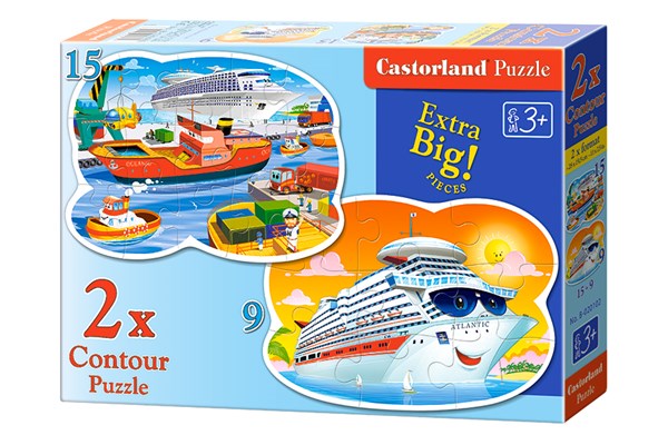 Castorland (B-020102) - "Sea Adventures" - 9 15 piezas