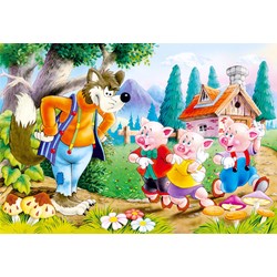 Castorland (B-06519) - "The 3 little pigs" - 60 piezas