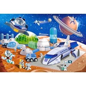 Castorland (B-040230) - "Space Station" - 40 piezas
