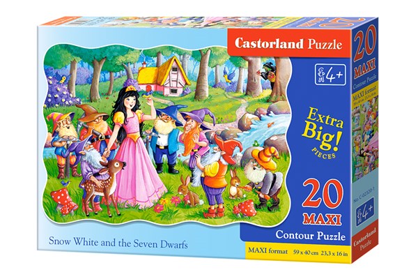 Castorland (C-02320) - "Snow White" - 20 piezas