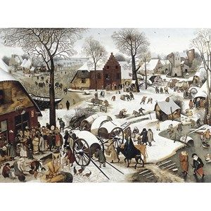 Puzzle Michele Wilson (C58-1500) - Pieter Brueghel the Elder: "Numbering at Bethlehem" - 1500 piezas
