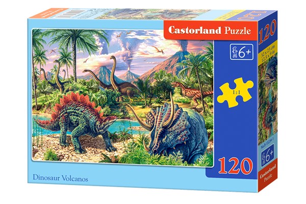 Castorland (B-13234) - "Dinosaurs" - 120 piezas