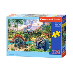 Castorland (B-13234) - "Dinosaurs" - 120 piezas