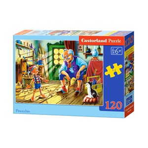 Castorland (B-12787) - "Pinocchio and Gepetto" - 120 piezas