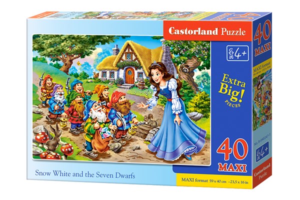 Castorland (B-040247) - "Snow White and the Seven Dwarfs" - 40 piezas