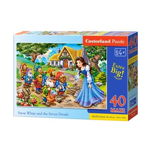 Castorland (B-040247) - "Snow White and the Seven Dwarfs" - 40 piezas