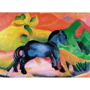 Puzzle Michele Wilson (W60-12) - Franz Marc: "Blue Horse" - 12 piezas