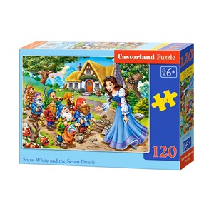 Castorland (B-13401) - "Snow White and the Seven Dwarfs" - 120 piezas