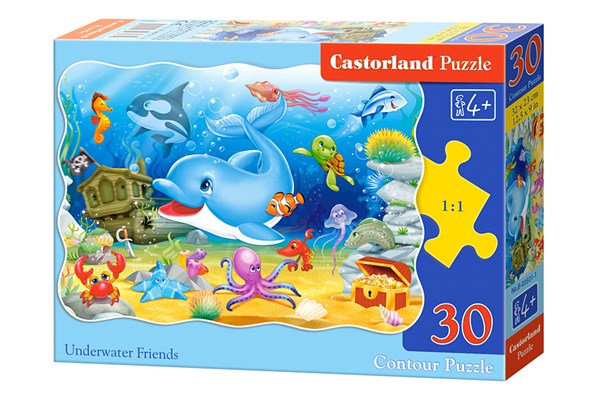 Castorland (B-03501) - "Underwater Friends" - 30 piezas