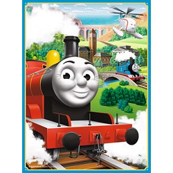 Trefl (90602) - "Thomas & Friends + Memo" - 30 48 piezas