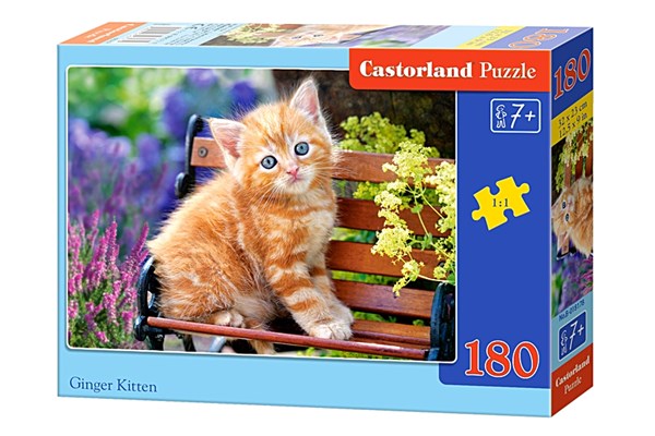 Castorland (B-018178) - "Ginger Kitten" - 180 piezas