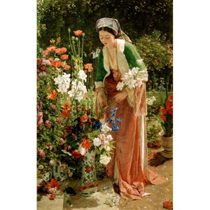 Puzzle Michele Wilson (A204-80) - John Frederick Lewis: "In the Bey's Garden" - 80 piezas