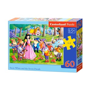 Castorland (B-066032) - "Snow White and the Seven Dwarfs" - 60 piezas