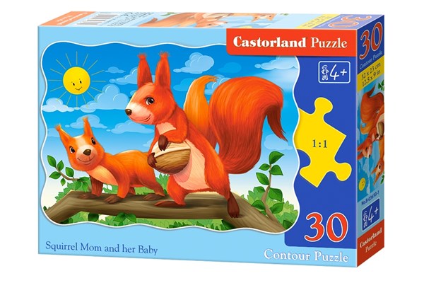 Castorland (B-03693) - "Squirrels" - 30 piezas