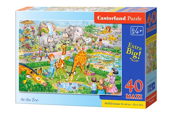 Castorland (B-040179) - "Zoo" - 40 piezas