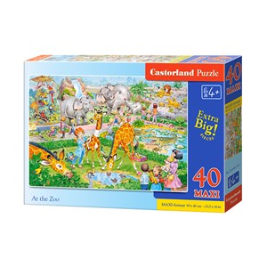 Castorland (B-040179) - "Zoo" - 40 piezas