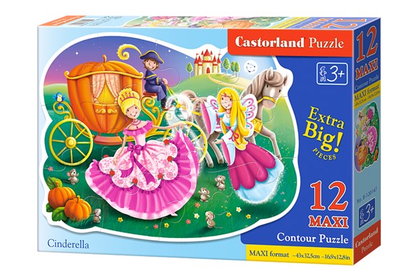 Castorland (B-120147) - "Cinderella" - 12 piezas