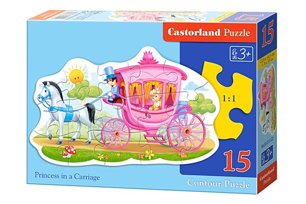 Castorland (B-015122) - "Princess in a Carriage" - 15 piezas
