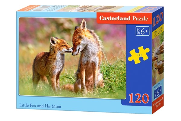 Castorland (B-13241) - "Little Fox and His Mum" - 120 piezas