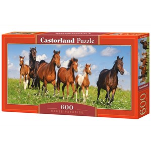 Castorland (B-060351) - "Horse Paradise" - 600 piezas