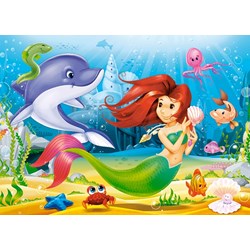 Castorland (B-13210) - "Little Mermaid" - 120 piezas
