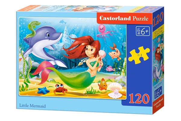 Castorland (B-13210) - "Little Mermaid" - 120 piezas
