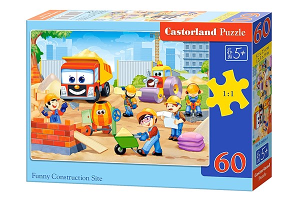 Castorland (B-06809) - "Funny Construction Site" - 60 piezas