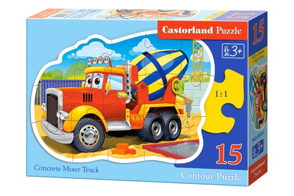 Castorland (B-015191) - "Mixer Truck" - 15 piezas