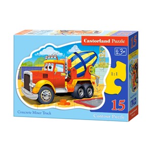 Castorland (B-015191) - "Mixer Truck" - 15 piezas