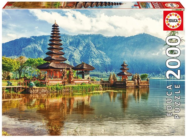Educa (17674) - "Temple Ulun Danu, Bali, Indonesia" - 2000 piezas
