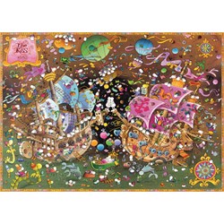 Heye (29699) - Guillermo Mordillo: "The Kiss" - 2000 piezas