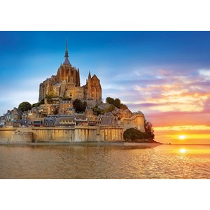 Educa (17665) - "Mont Saint Michel, France" - 1000 piezas