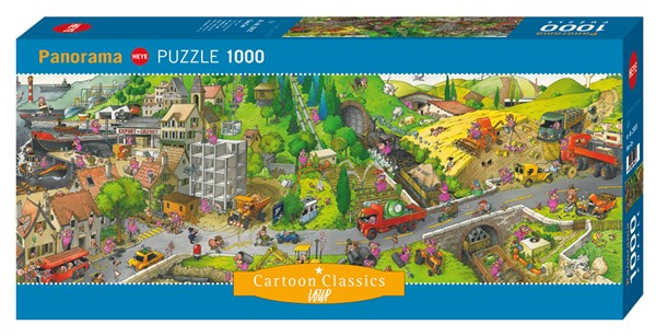 Heye (29835) - Jean-Jacques Loup: "Busy Day" - 1000 piezas