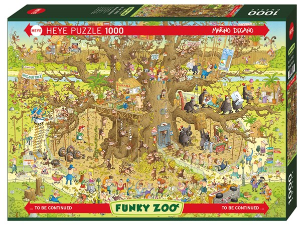 Heye (29833) - Marino Degano: "Monkey Habitat" - 1000 piezas