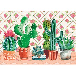 Heye (29831) - Gabila Rissone: "Cactus Family" - 1000 piezas