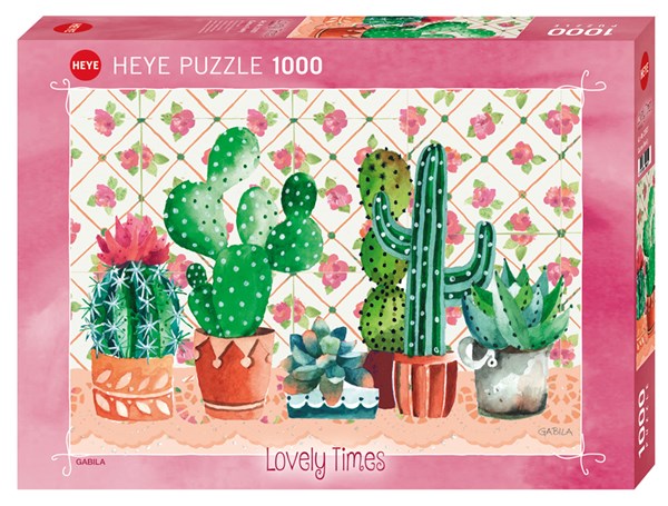 Heye (29831) - Gabila Rissone: "Cactus Family" - 1000 piezas