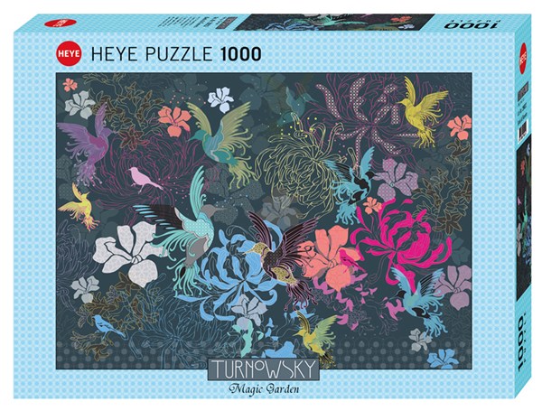 Heye (29822) - Turnowsky: "Birds & Flowers" - 1000 piezas