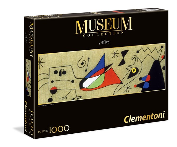 Clementoni (39264) - Joan Miro: "Woman and bird in the night" - 1000 piezas