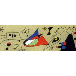 Clementoni (39264) - Joan Miro: "Woman and bird in the night" - 1000 piezas