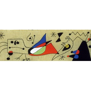 Clementoni (39264) - Joan Miro: "Woman and bird in the night" - 1000 piezas
